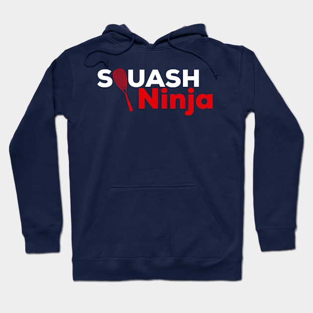 Squash Ninja red Hoodie by Sloop